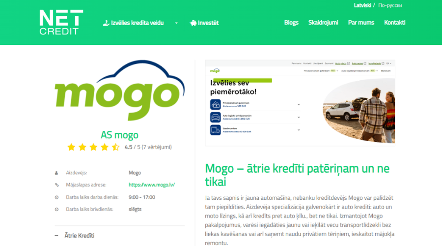 netcredit mogo