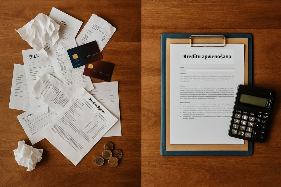 Kas Latvijā piedāvā kredītu apvienošanu